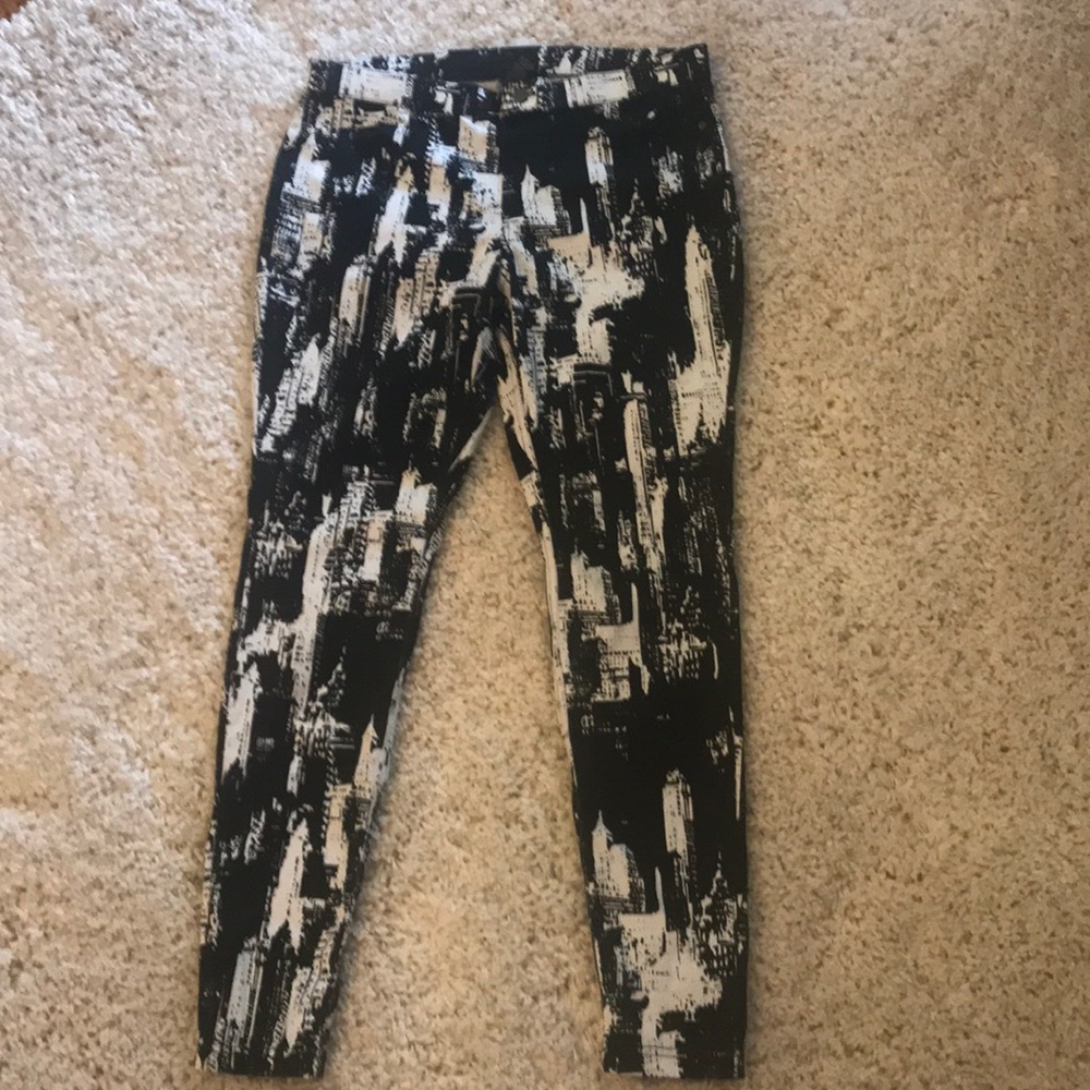 Black and white leggings